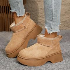 Platform High Heels Snow Boots
