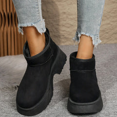 Platform High Heels Snow Boots