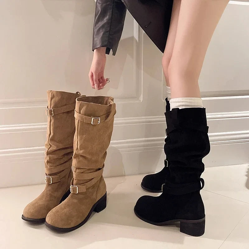 Popular Spring and Autumn Classic Western Boots
