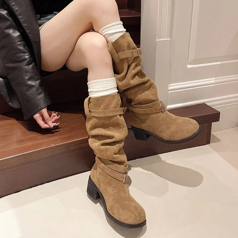 Popular Spring and Autumn Classic Western Boots