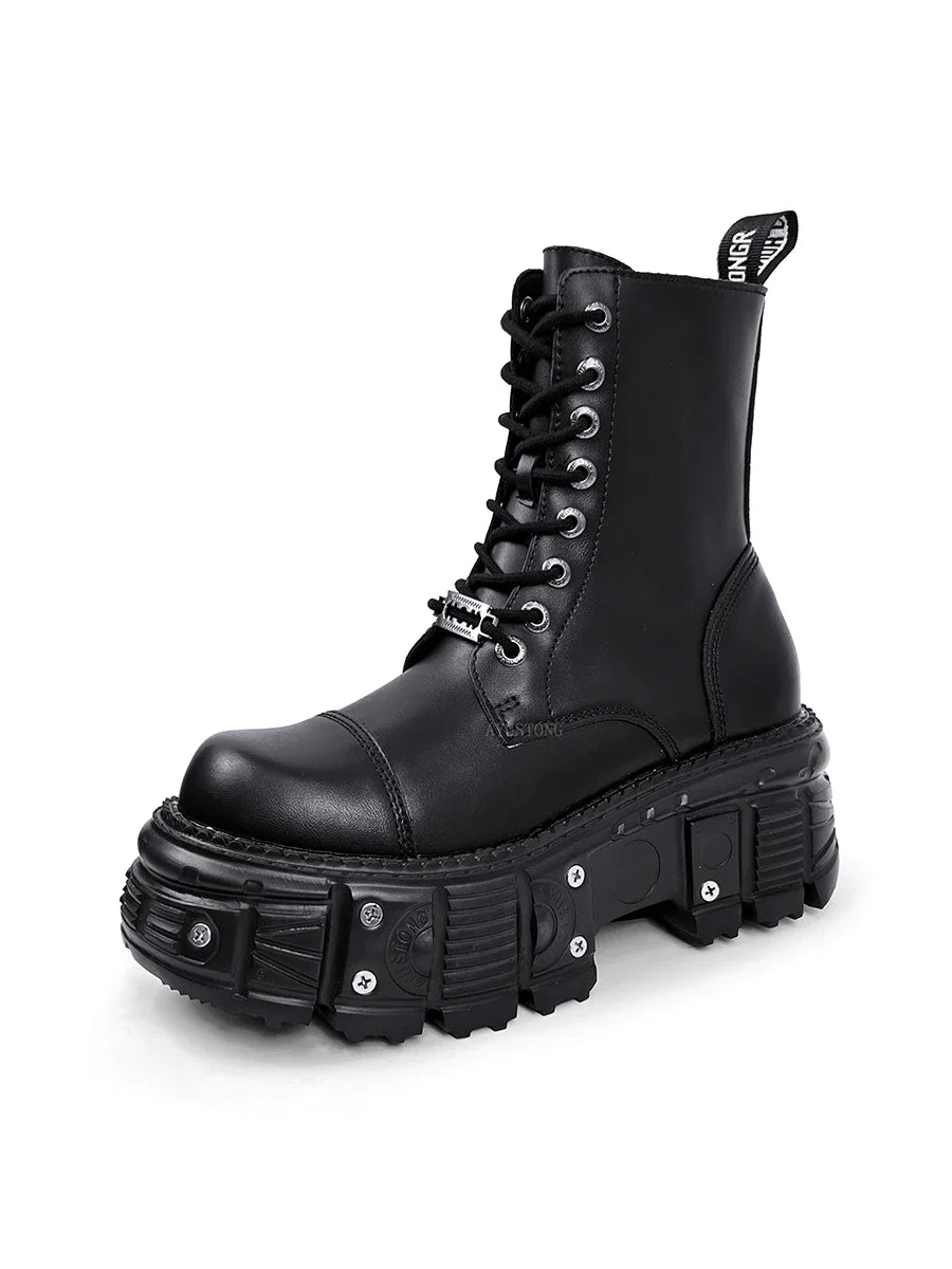 Punk Women Platform Ankle Boots