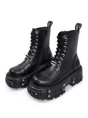 Punk Women Platform Ankle Boots