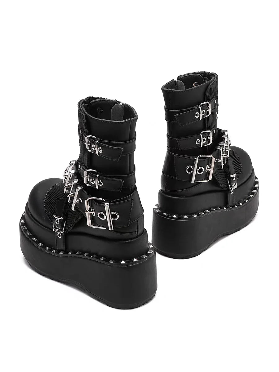 Women's Pu Leather Ankle Boots