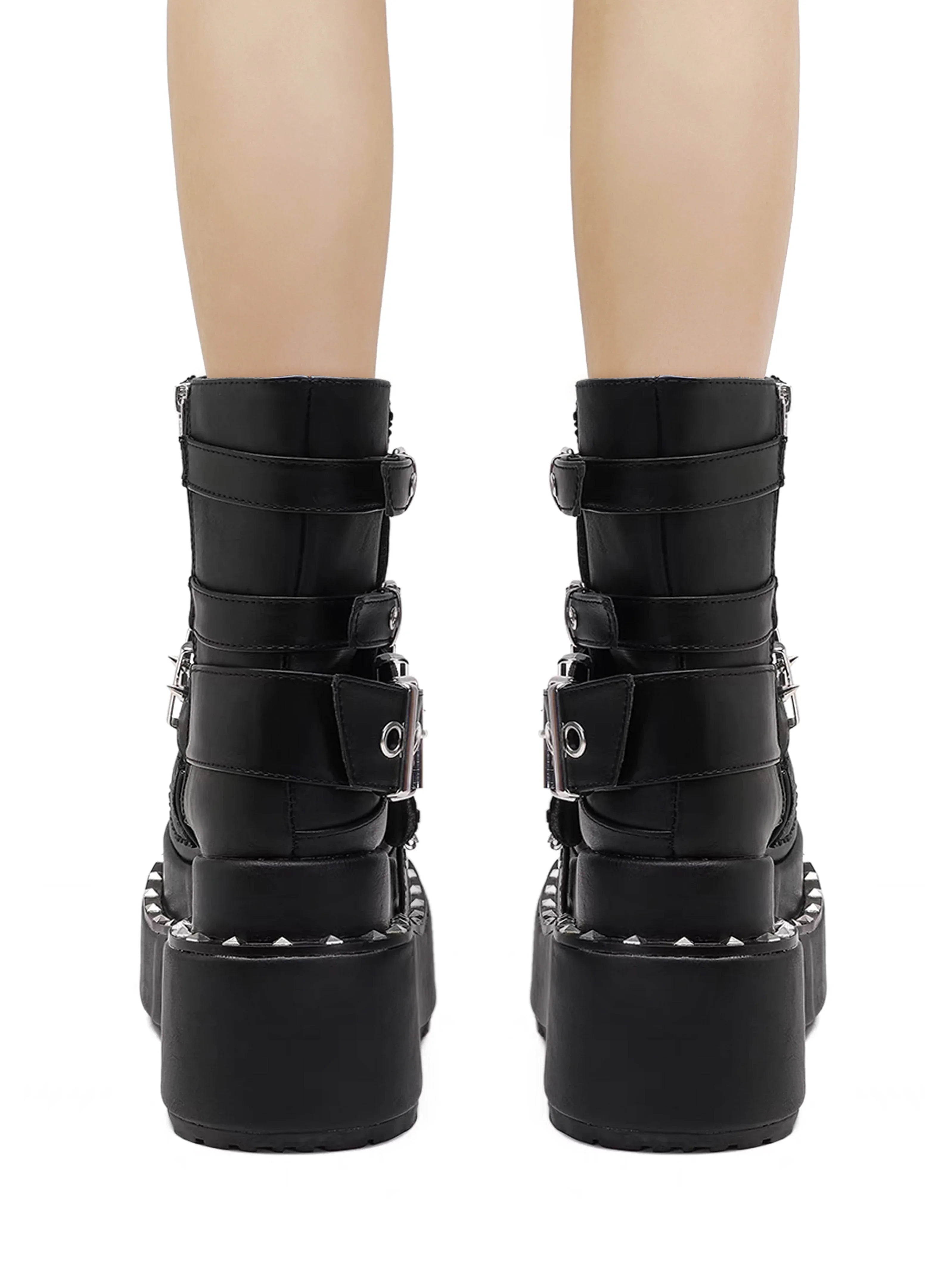 Women's Pu Leather Ankle Boots