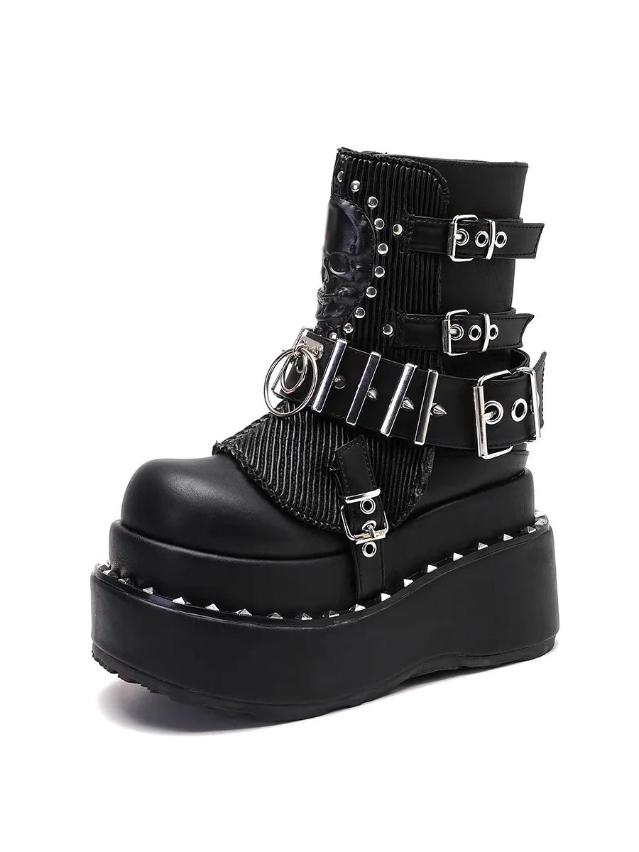 Women's Pu Leather Ankle Boots