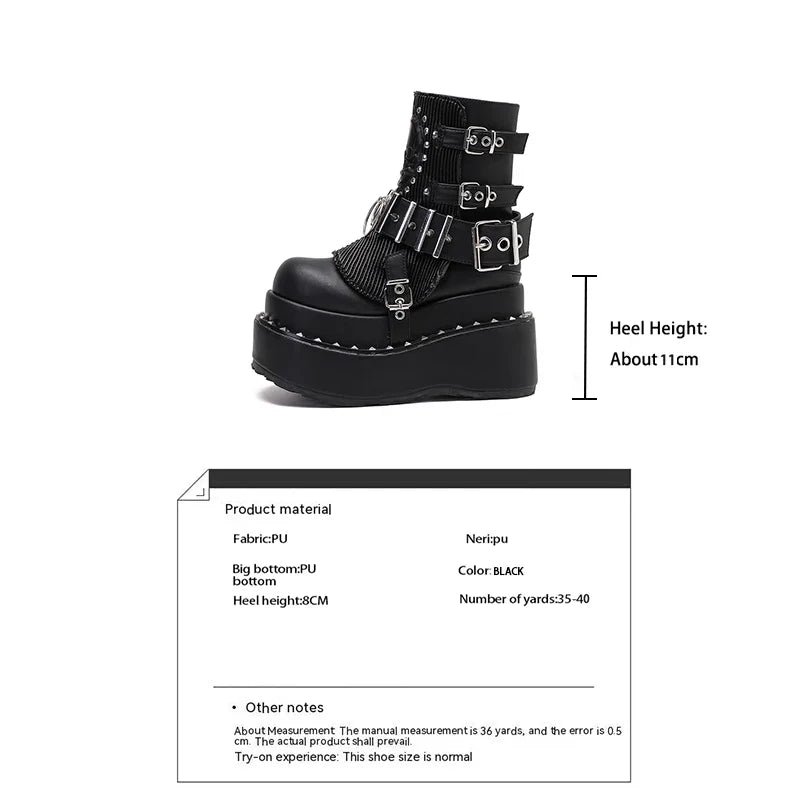 Women's Pu Leather Ankle Boots