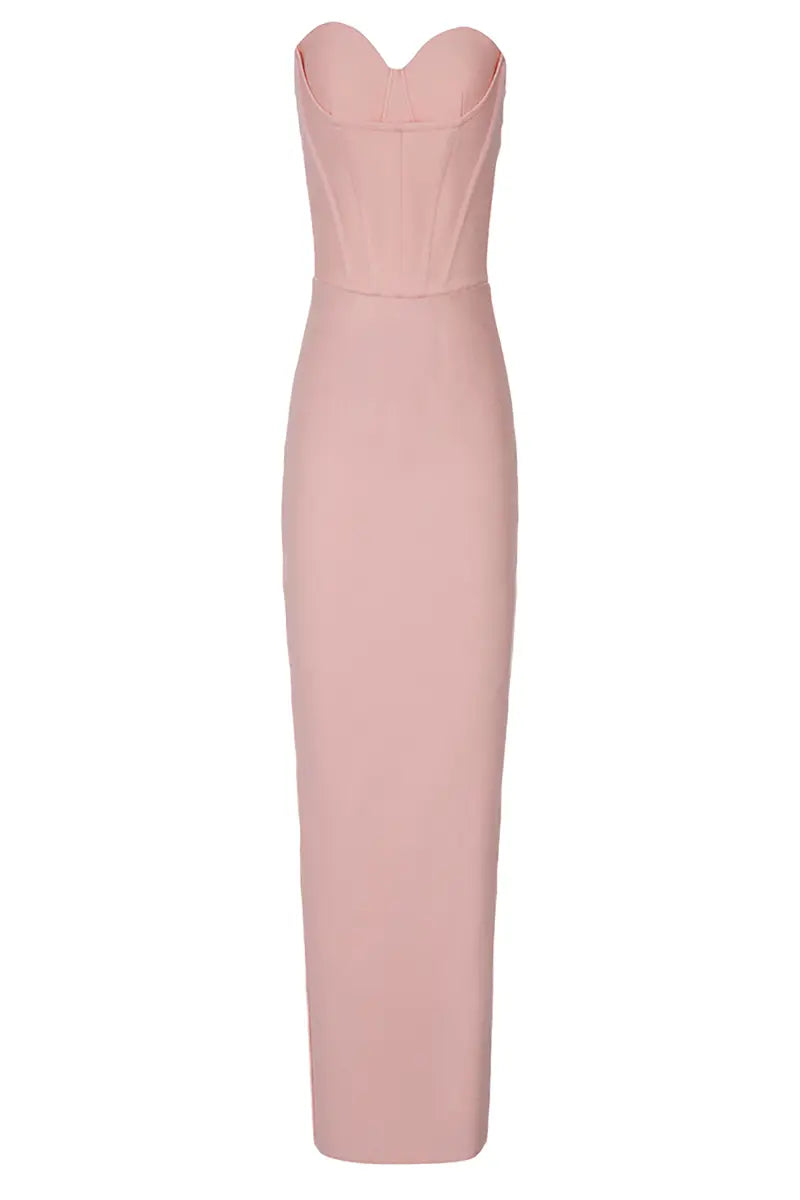 Strapless Bandage Midi Dress