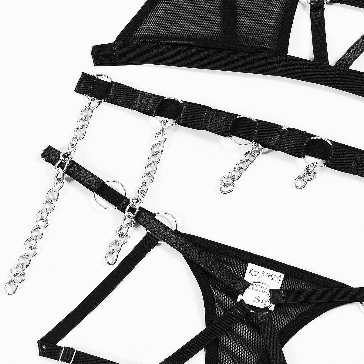 Sexy Sluzu lingerie Set Hot Bra & Panty Black