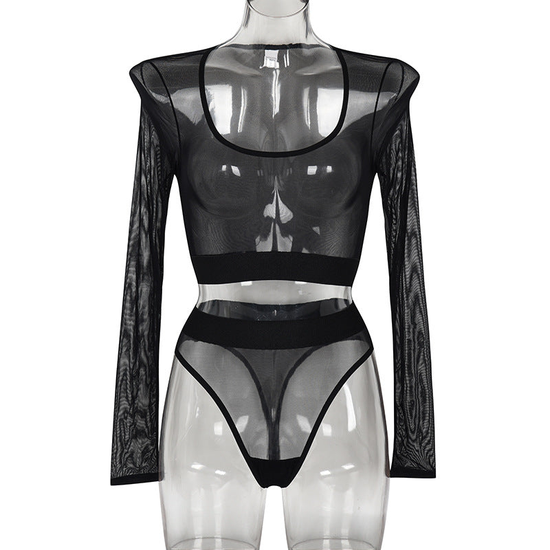 Long-Sleeved Uncensored Lingerie