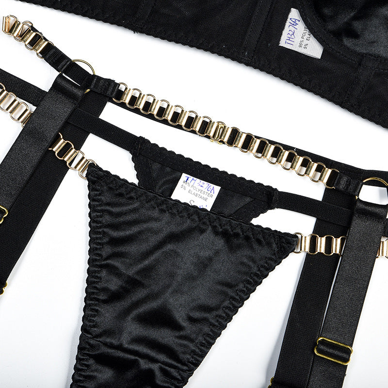 Intimate Sluzu sexy lingerie Set Latina Bra & Panty Sexy Choker