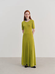 Knit Casual Waist Cinched Dress