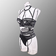Bondage Style Lingerie Sheer