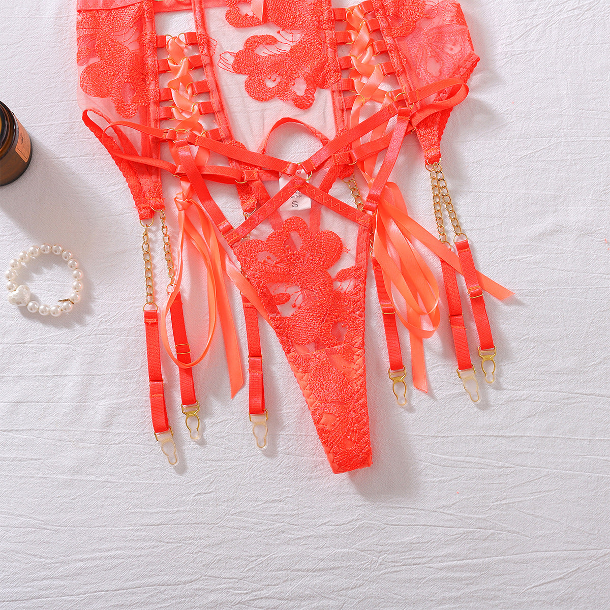 Crotchless Underwear Sheer Lingerie