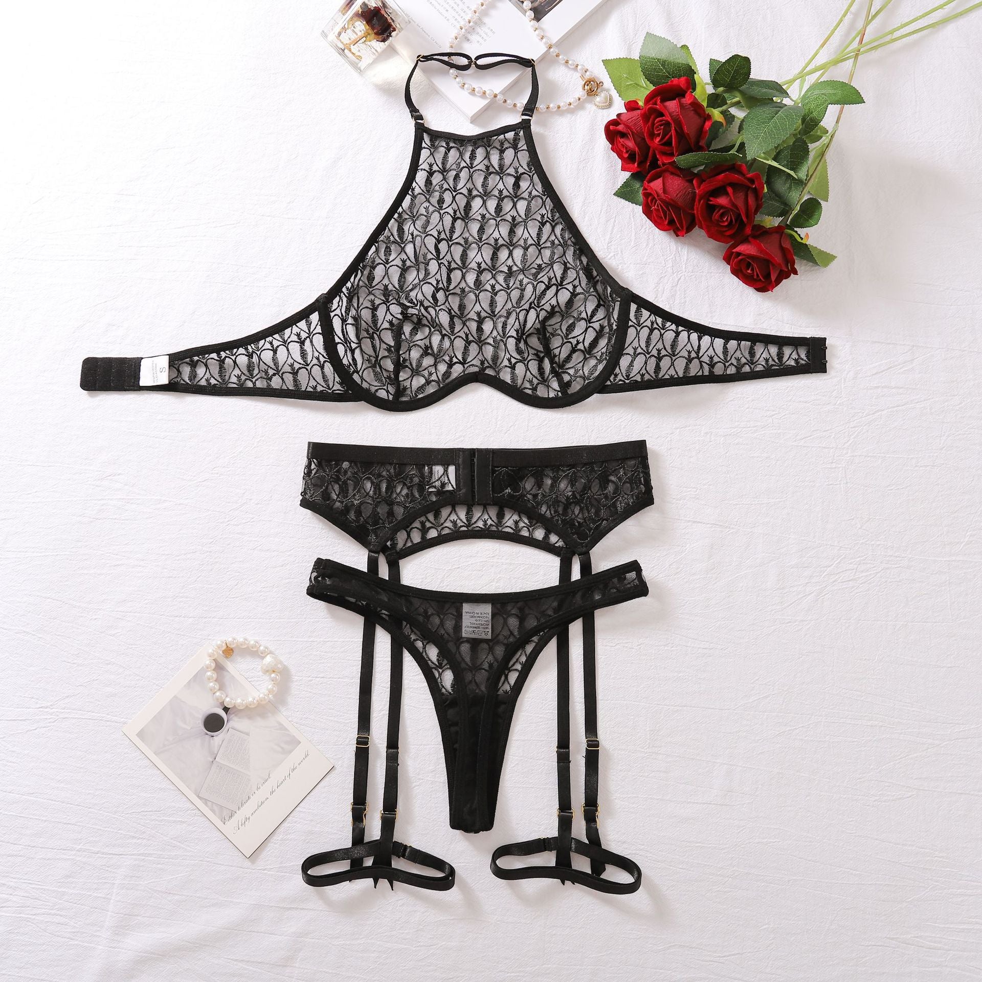 See Through Lingerie Crotchless