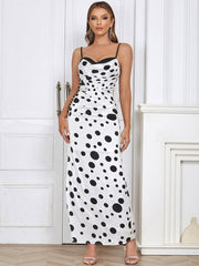 Polka Dot Maxi Dress