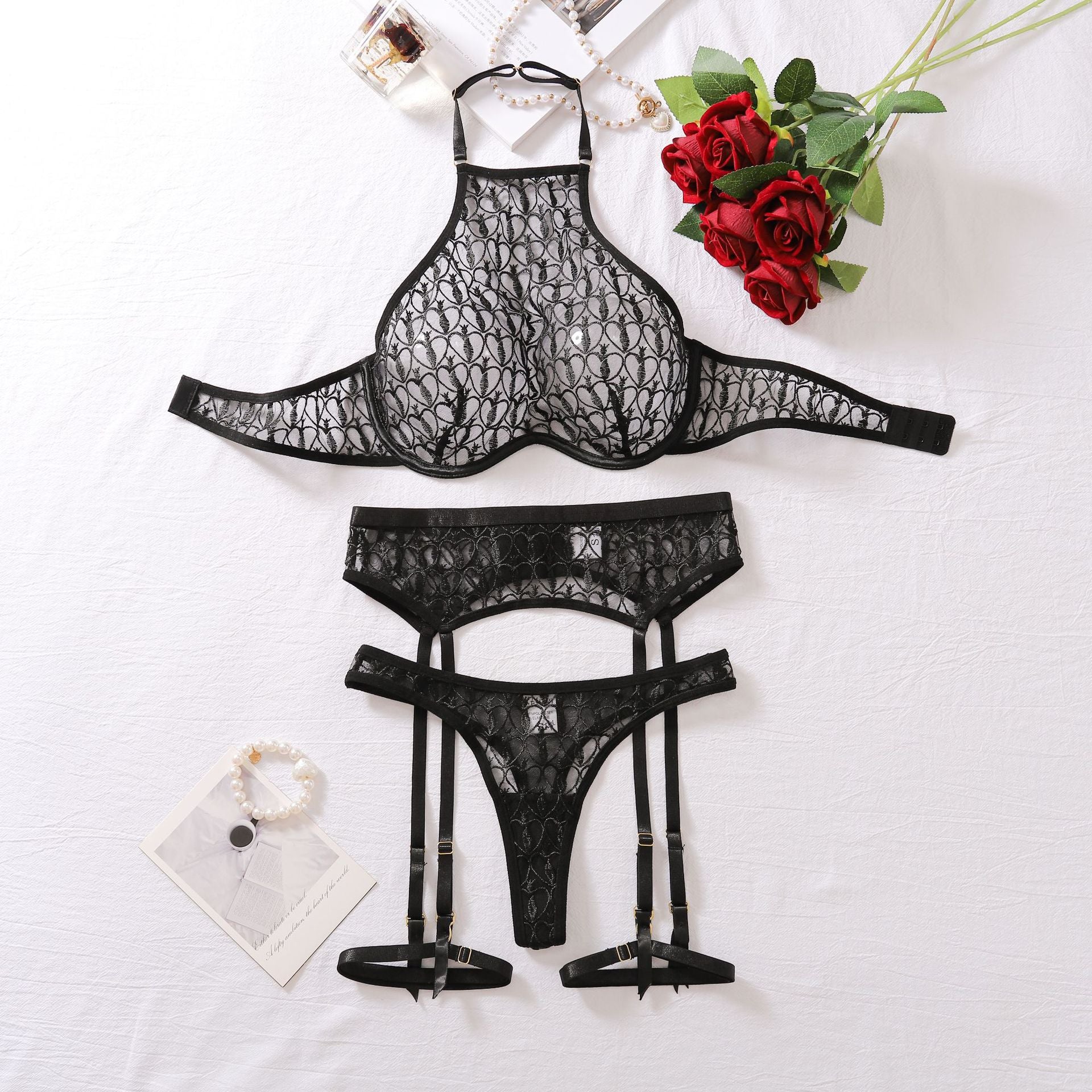 See Through Lingerie Crotchless