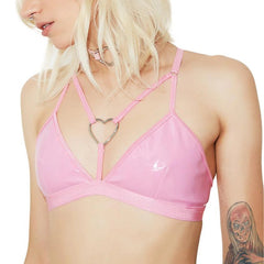 Sexiest Sluzu leather lingerie Set Extreme Bra & Panty Black