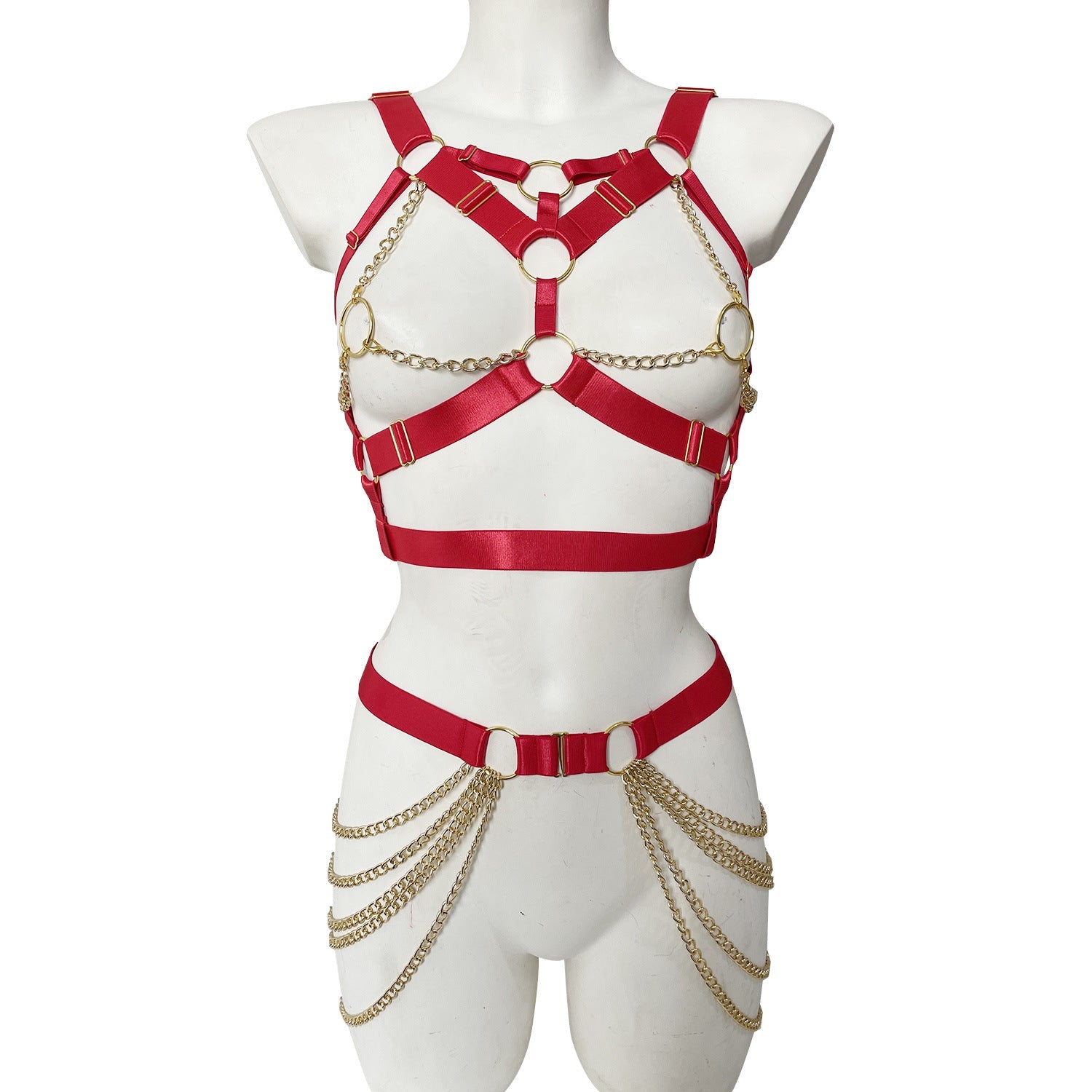 Chain Harness Lingerie Set