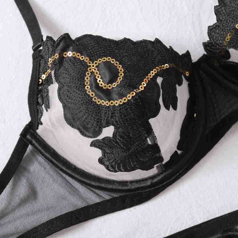 Sheer Crotchless Lingerie