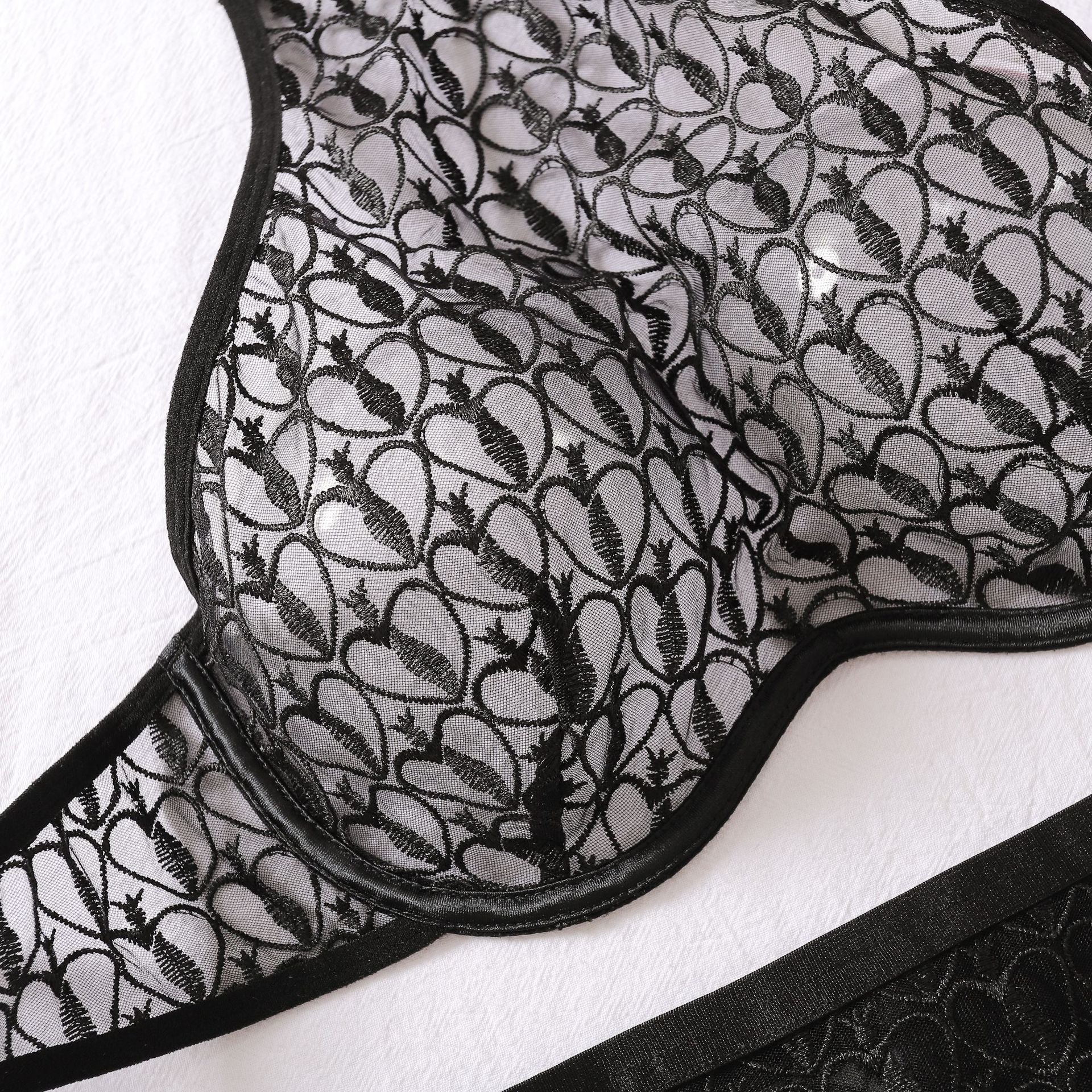 See Through Lingerie Crotchless