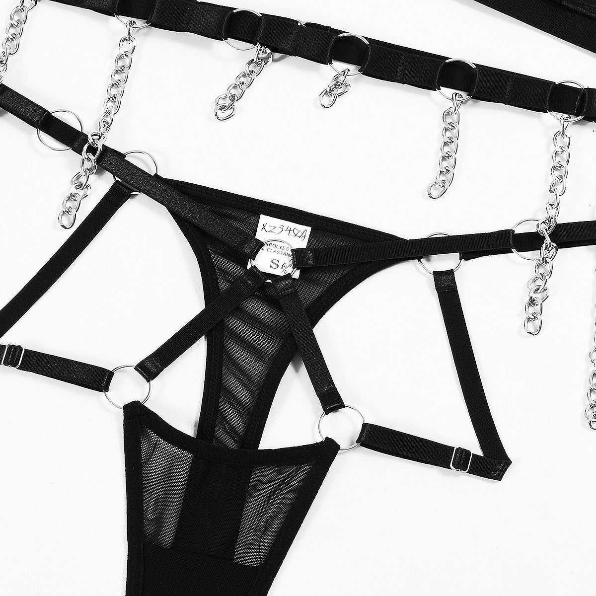 Sexy Sluzu lingerie Set Hot Bra & Panty Black