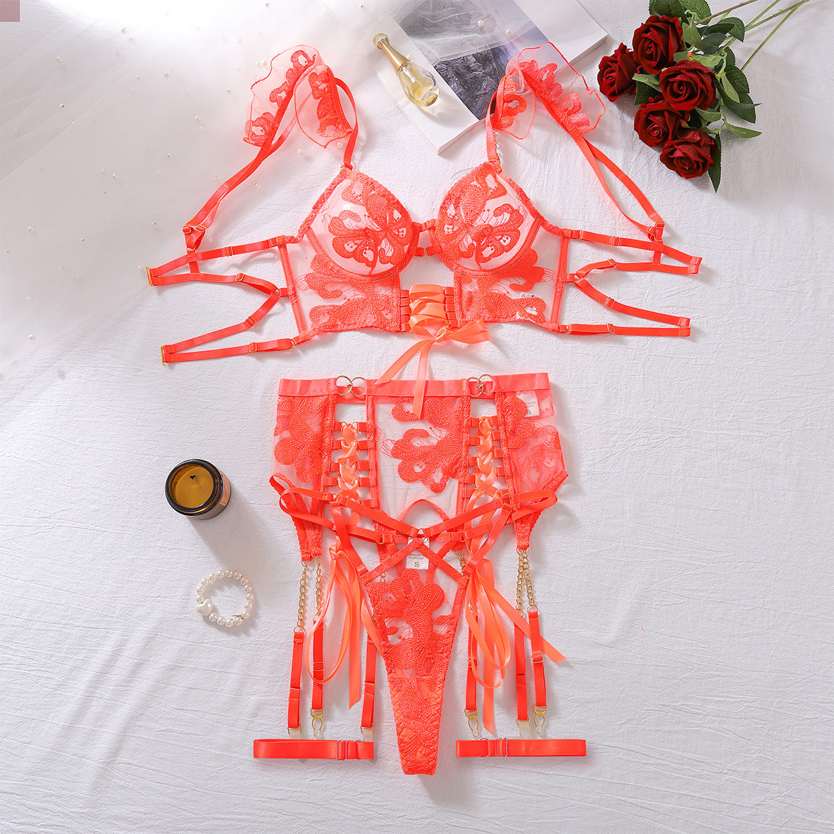 Crotchless Underwear Sheer Lingerie