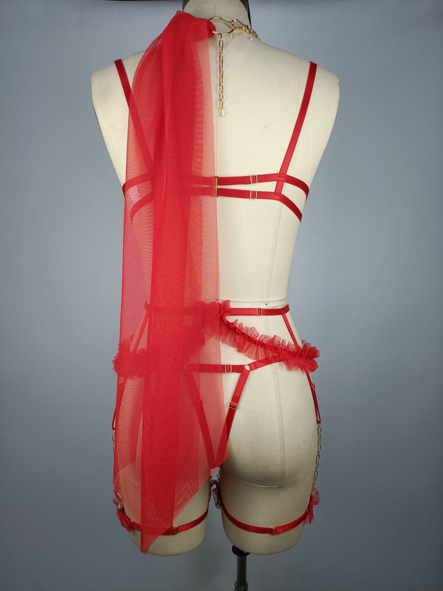 Wife Submissive Sluzu Harness Lingerie Set