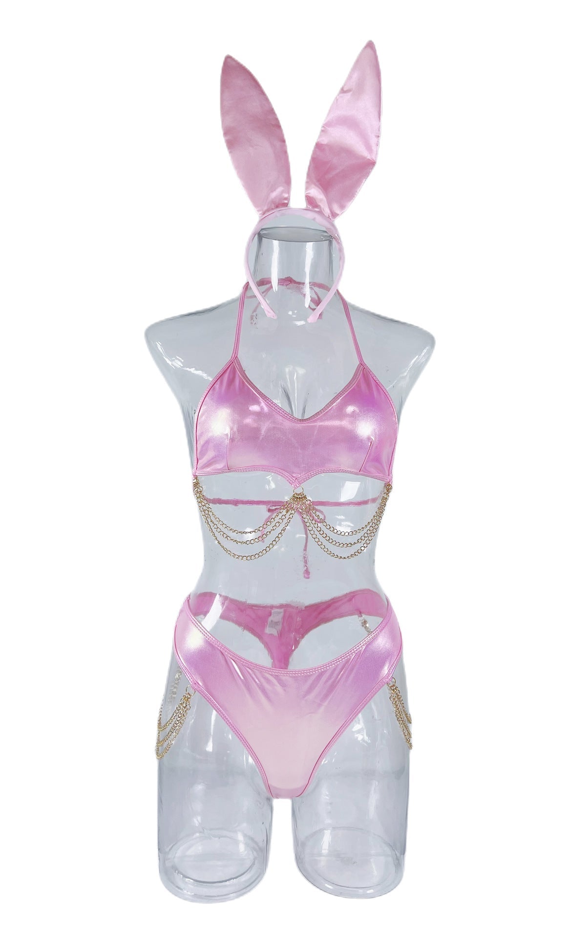 Pink Bunny Lingerie Set