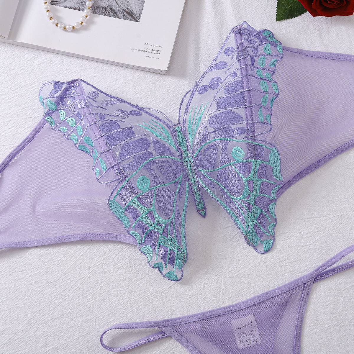 Butterfly Lingerie Sheer