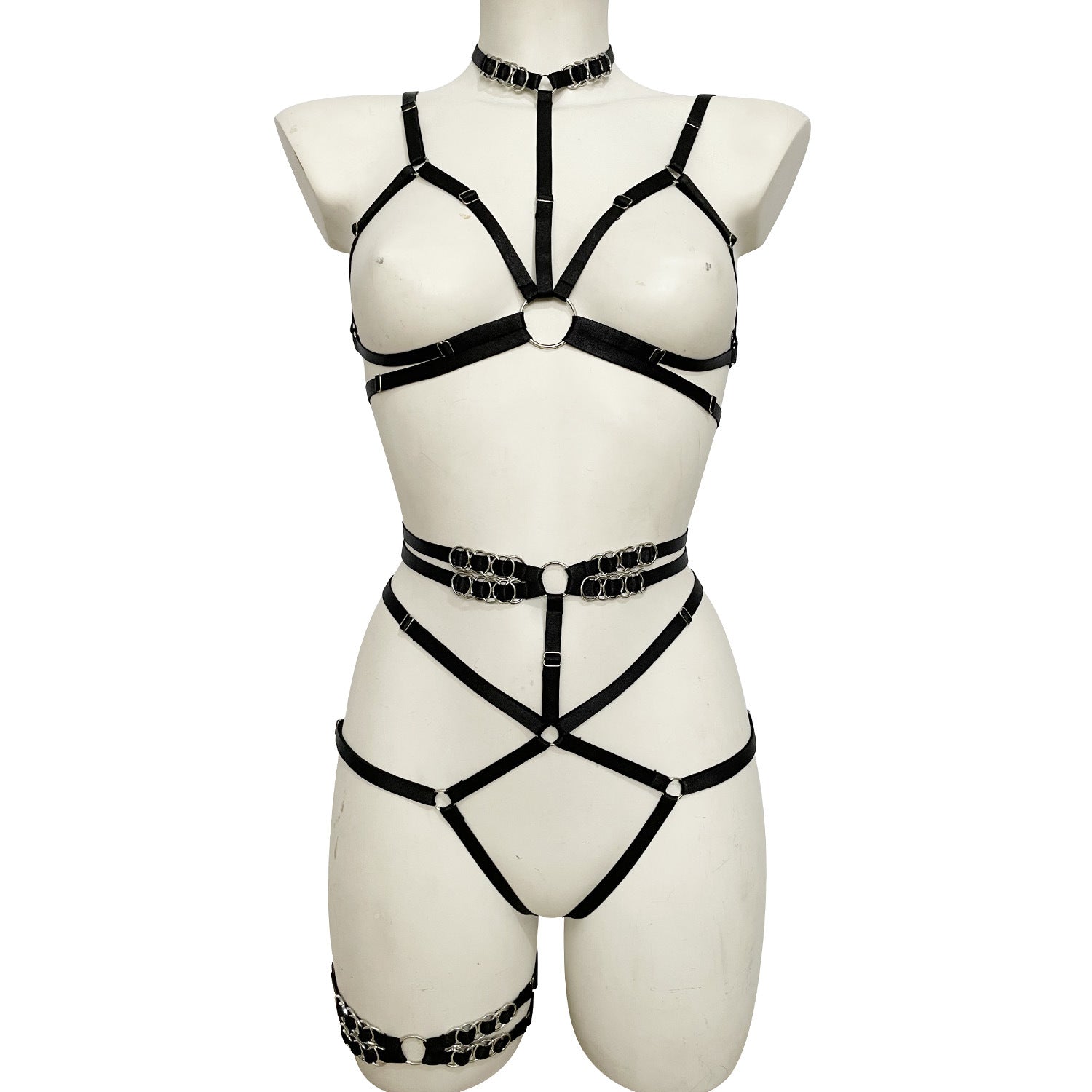 Cage Harness Lingerie Set