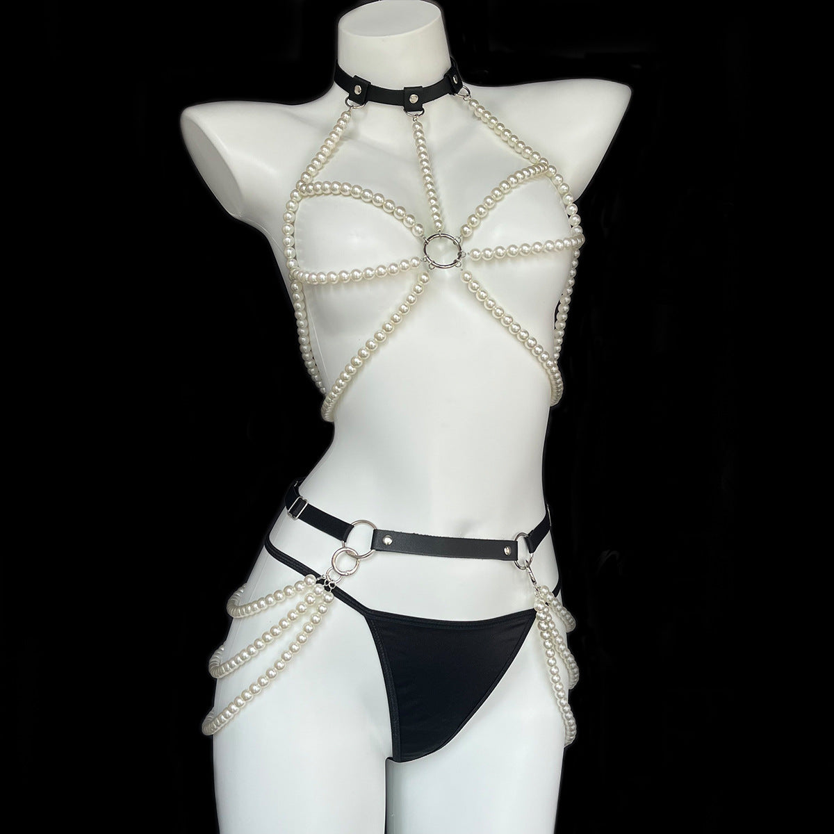 Naughty Sluzu Bondage Lingerie Set Sluzu Bra & Panty Hot Latina