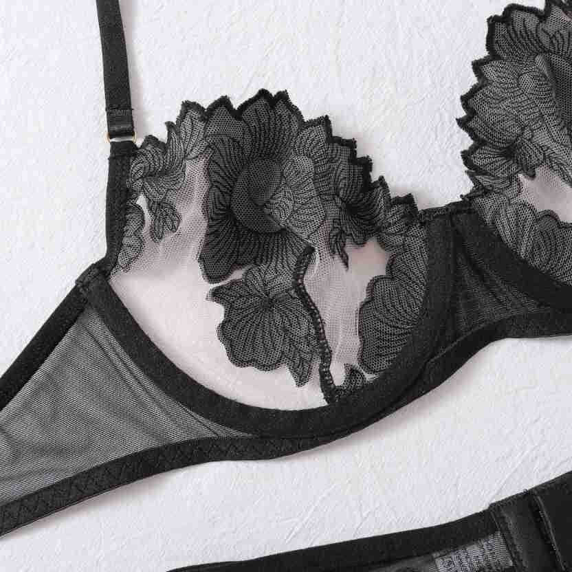 Sheer Crotchless Lingerie