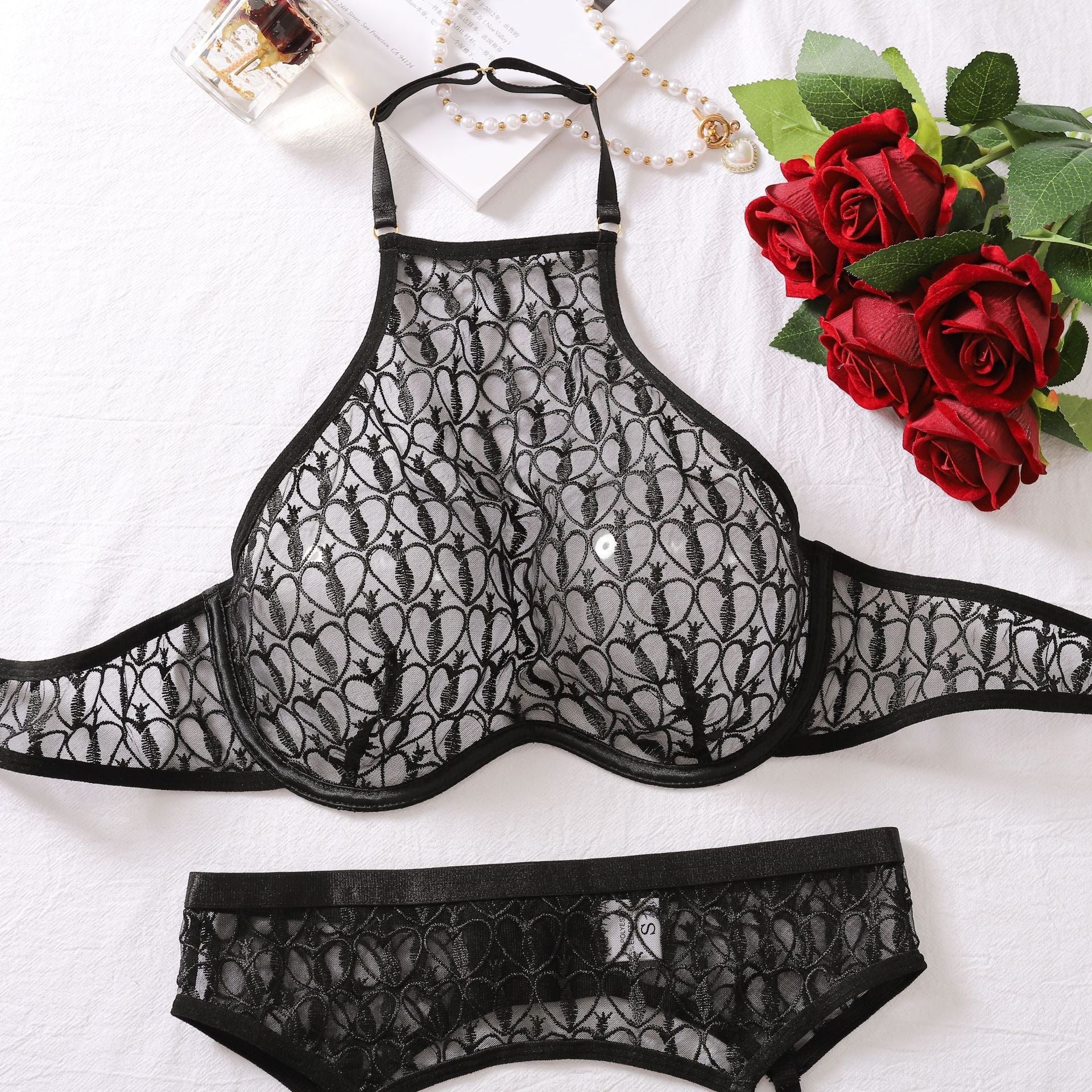 See Through Lingerie Crotchless