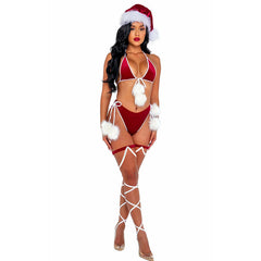 Lace Sexy Crotchless Lingerie Set Lace mature with lingerie Bra Panties