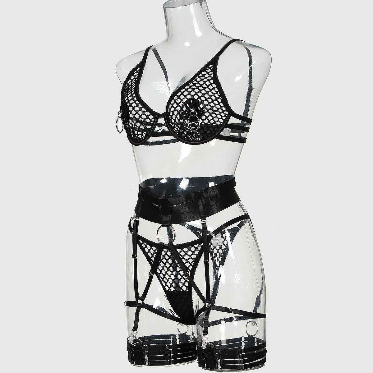 Intimate Sluzu harness lingerie Set Sexy Bra & Panty Latina