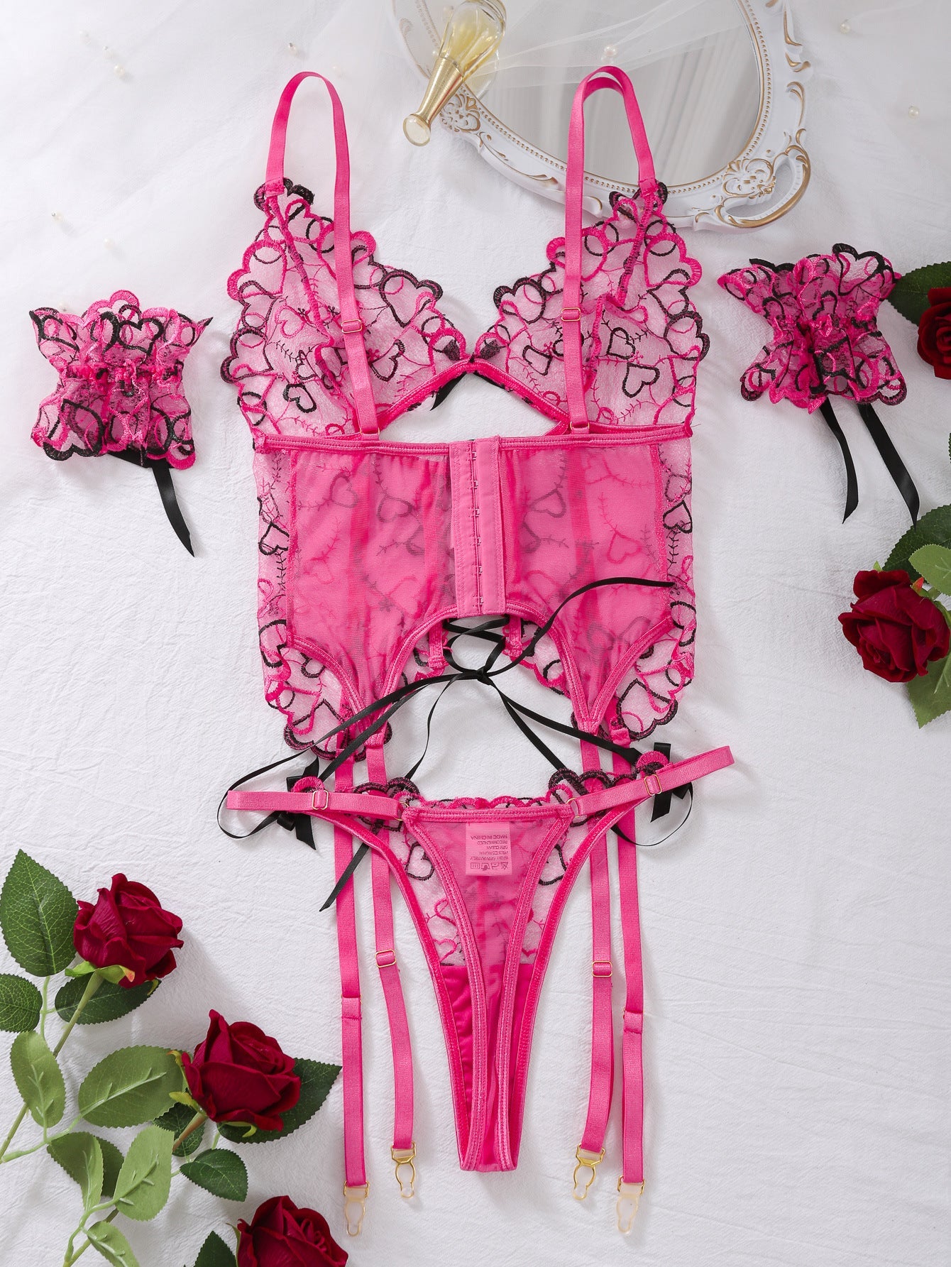 Sex Lingerie Sheer Corset