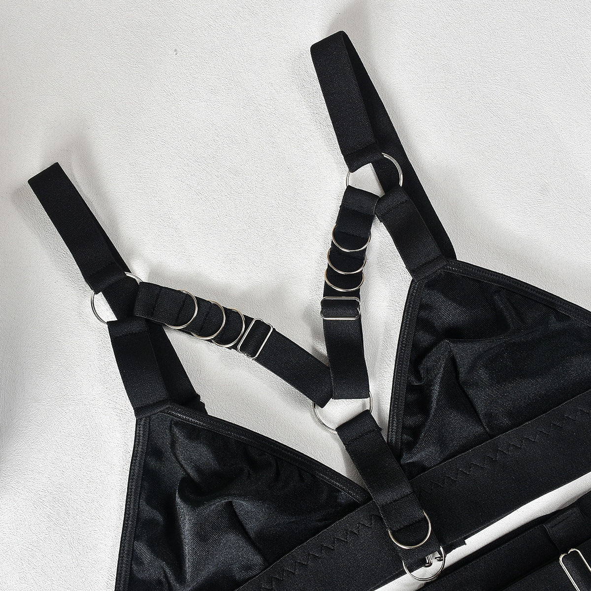 Red Sluzu bondage lingerie Set Sex Bra & Panty