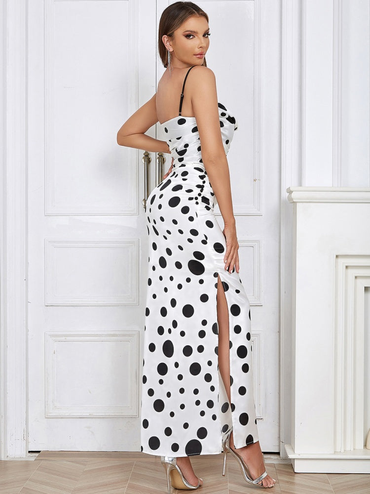 Polka Dot Maxi Dress