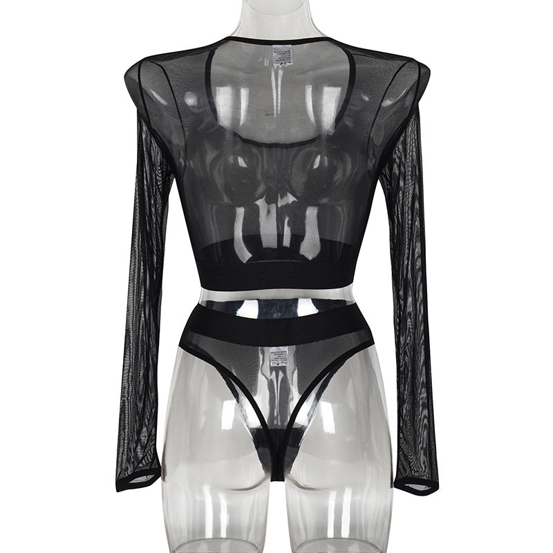 Long-Sleeved Uncensored Lingerie