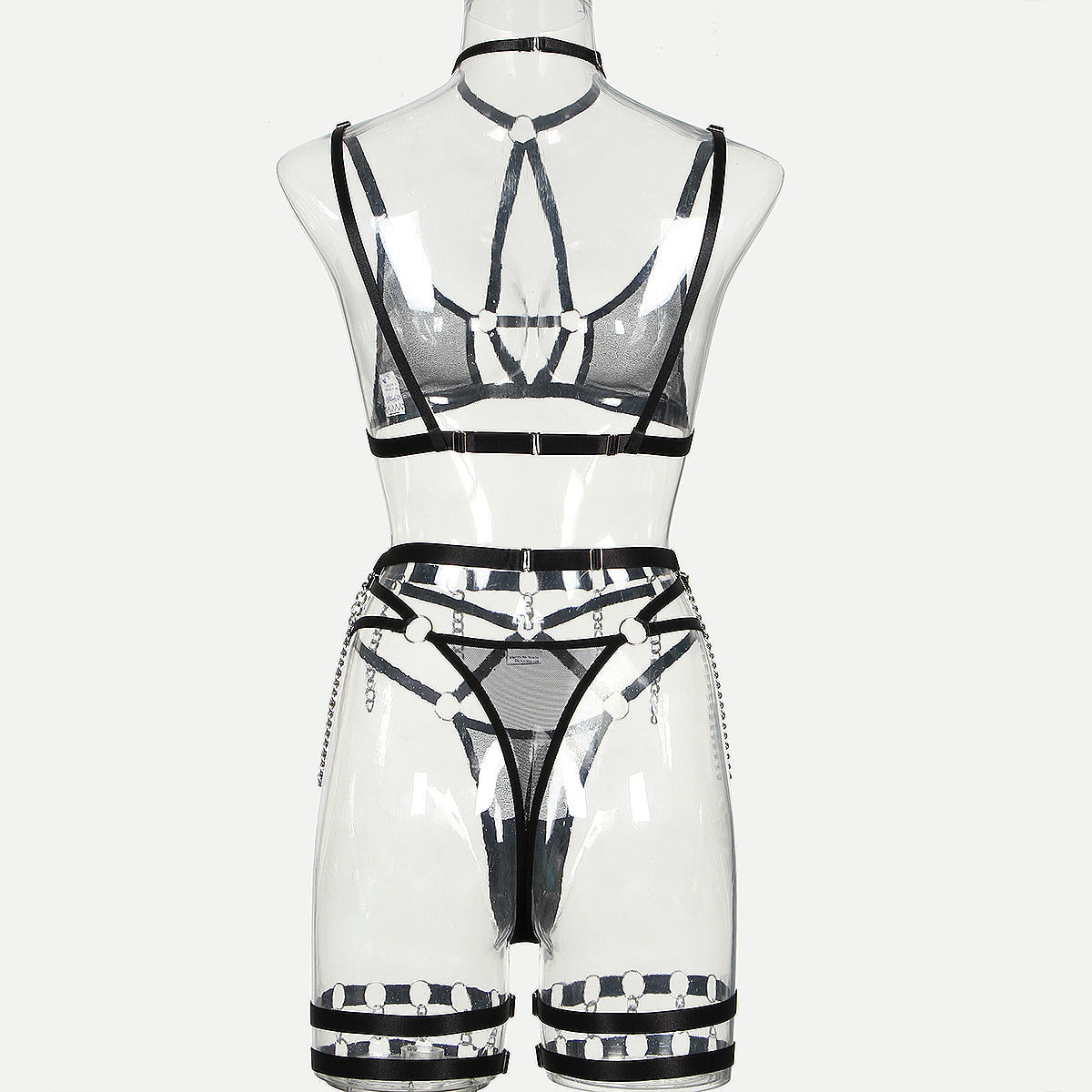 Sexy Sluzu lingerie Set Hot Bra & Panty Black
