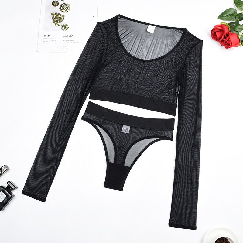 Long-Sleeved Uncensored Lingerie