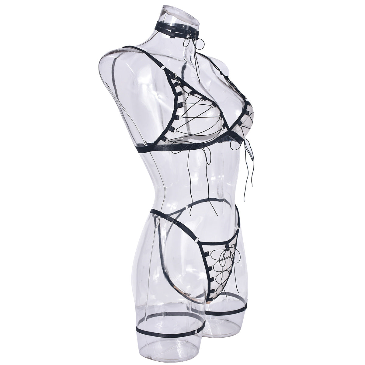 Slutty Women See Through Lingerie Set Nasty Bra & Panty