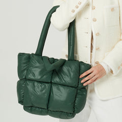 Square Pom-Pom Tote Bag