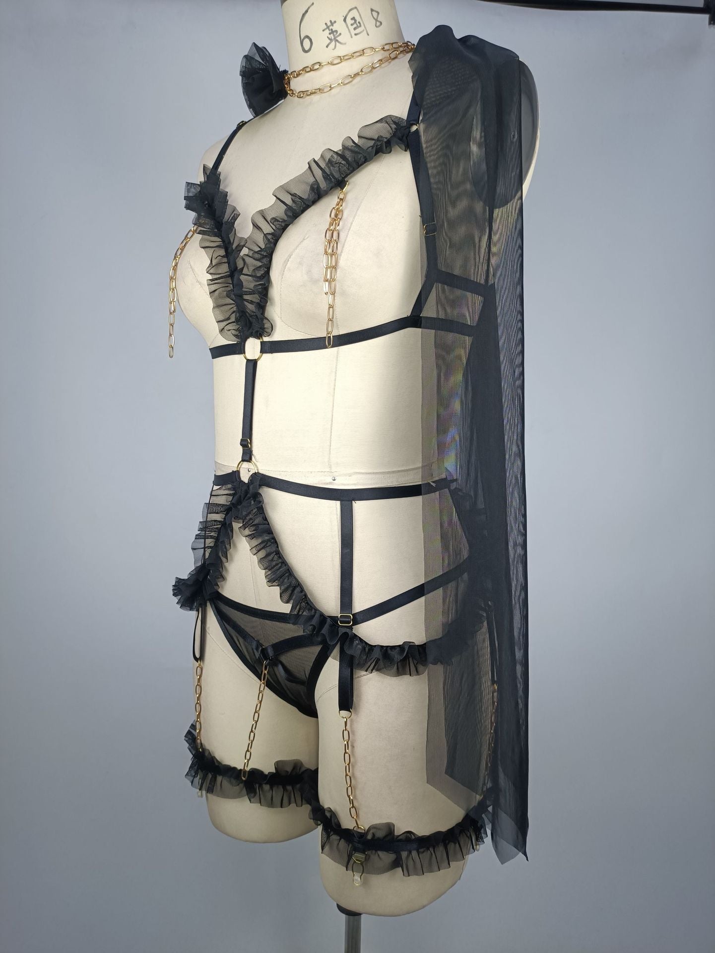 Wife Submissive Sluzu Harness Lingerie Set