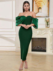 Off-Shoulder Evening Gown
