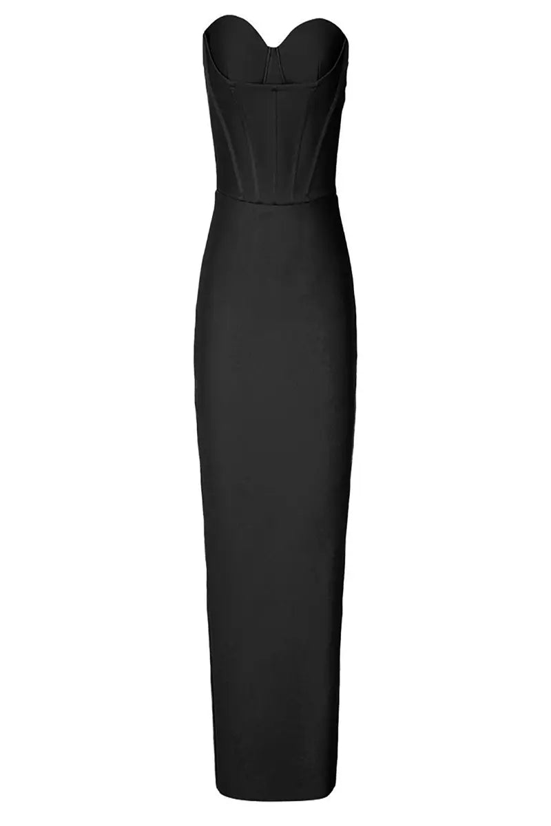 Strapless Bandage Midi Dress