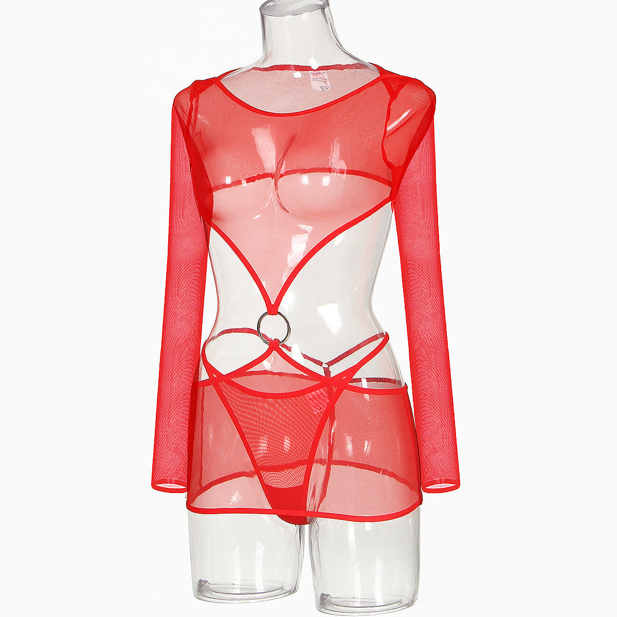 Slutty Sheer Lingeria Set Intimate Bra & Panty