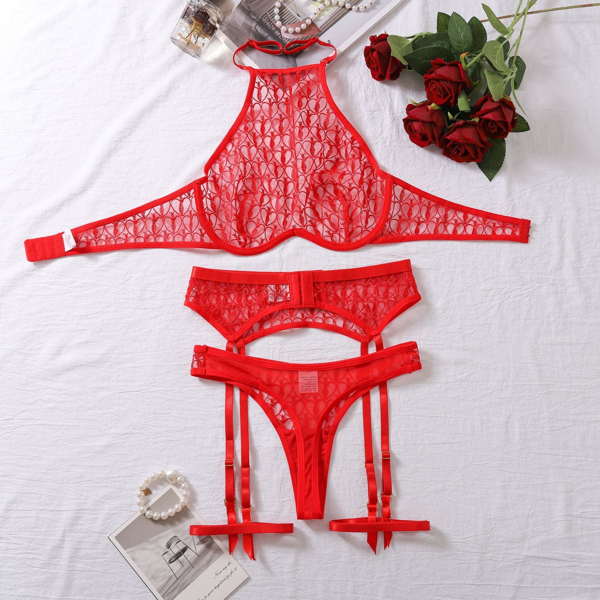See Through Lingerie Crotchless