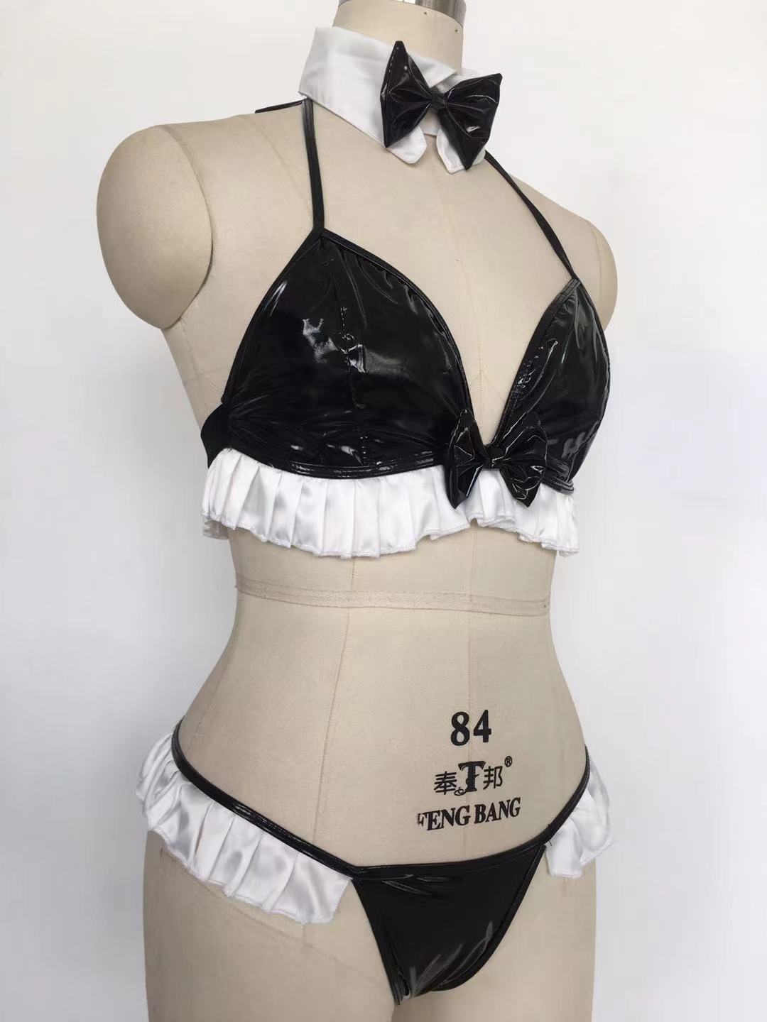 Intimate Latina Maid Lingerie Costume Set Cosplay Costume