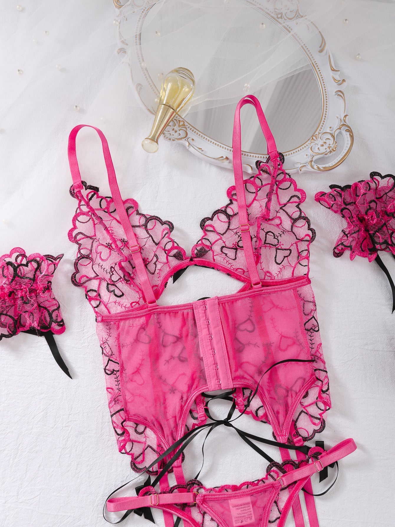 Sex Lingerie Sheer Corset